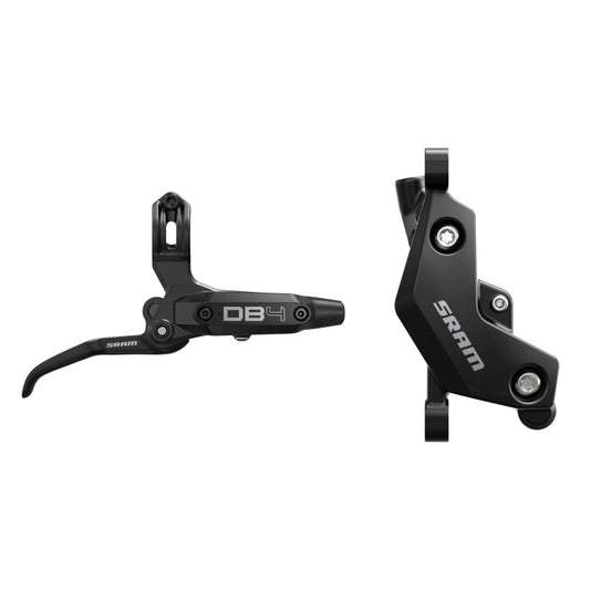 SRAM DB4 Disc Brake Lever - Right Front Rear 2000mm Hose Post Mount 4-Piston Aluminum Lever Diffusion BLK A1