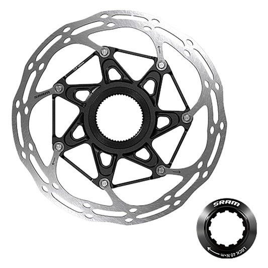 SRAM CenterLine X Disc Brake Rotor - 140mm Center Lock 1.85mm Includes Internal Tooled Lockring