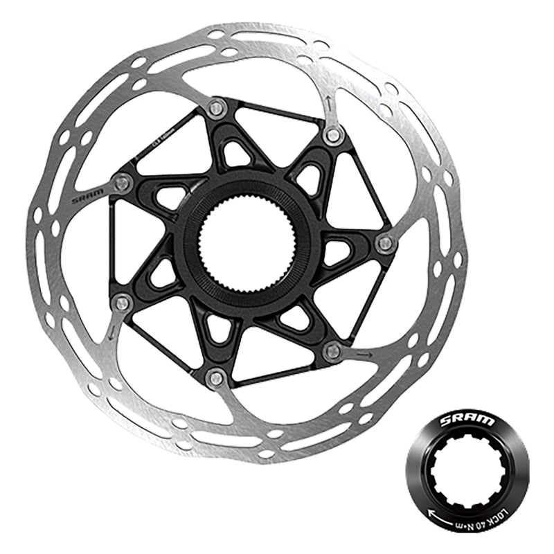 SRAM CenterLine X Disc Brake Rotor - 160mm Center Lock 1.85mm Includes Internal Tooled Lockring
