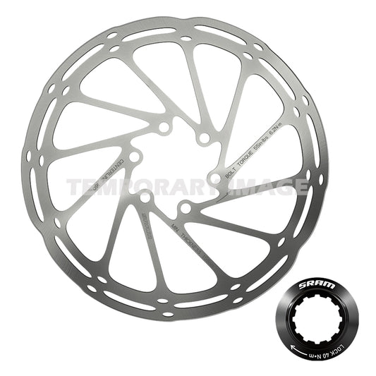 SRAM CenterLine Disc Brake Rotor - 160mm Center Lock 1.85mm Includes Internal Tooled Lockring