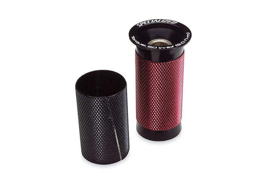 Specialized steerer tube plug rd/mtn carbon steerer tube plug blk 48x23.0