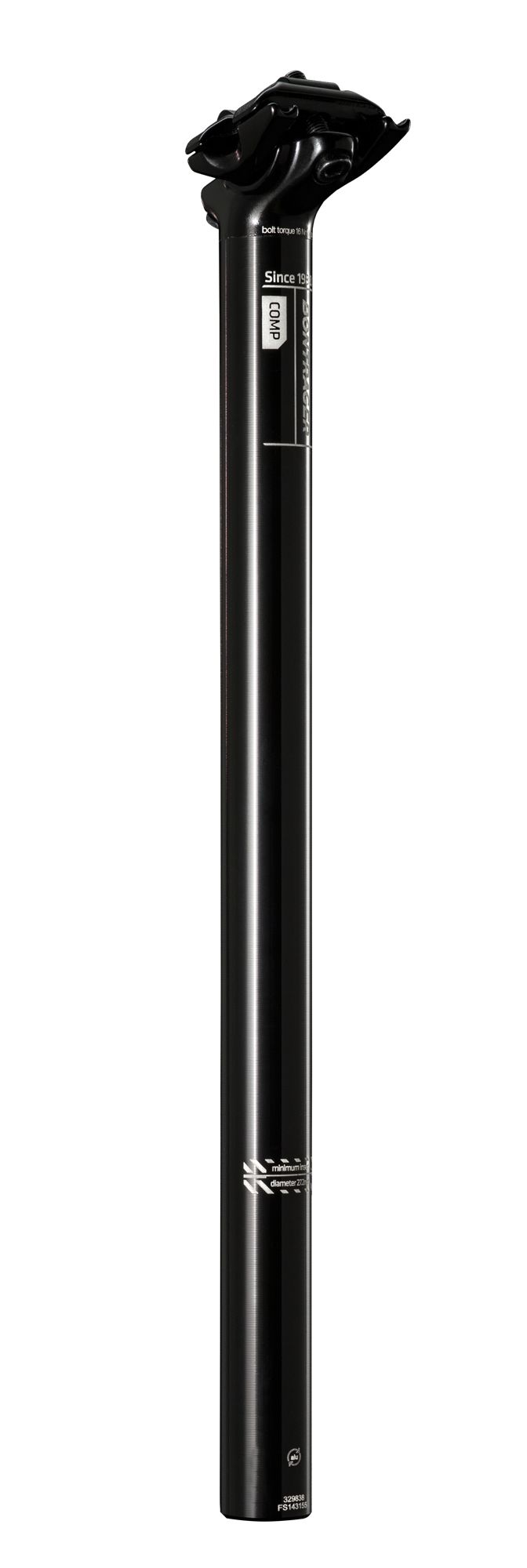 Seatpost Bontrager Comp 8mm Offset 27.2 x 400mm Black