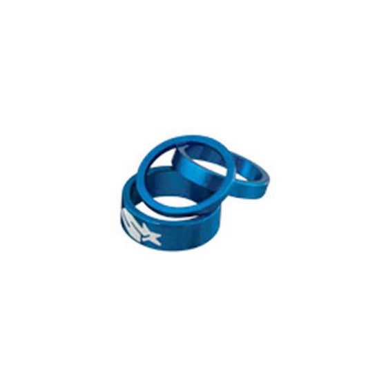 Spank Headset Spacer Kit 3/6/12mm Set - Blue