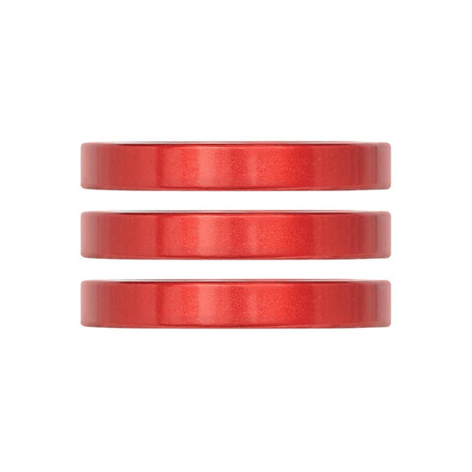 Industry Nine iRiX Headset Spacer 1-1/8 Height: 5mm Aluminum Red 3pcs
