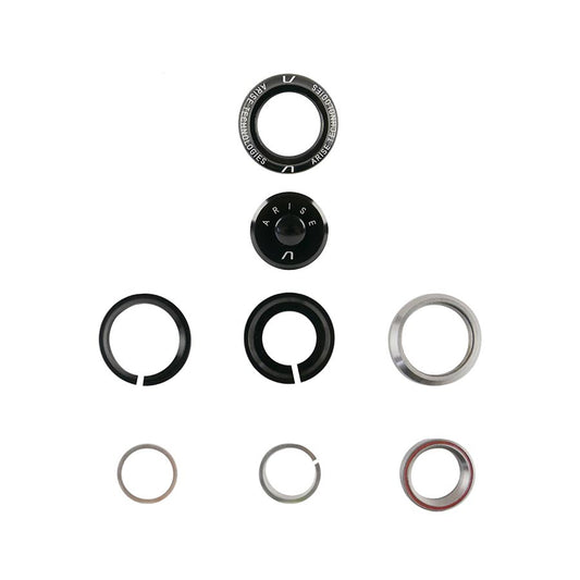 ARISE Crystal 1-1/8-1.5 Headset Integrated Complete Black