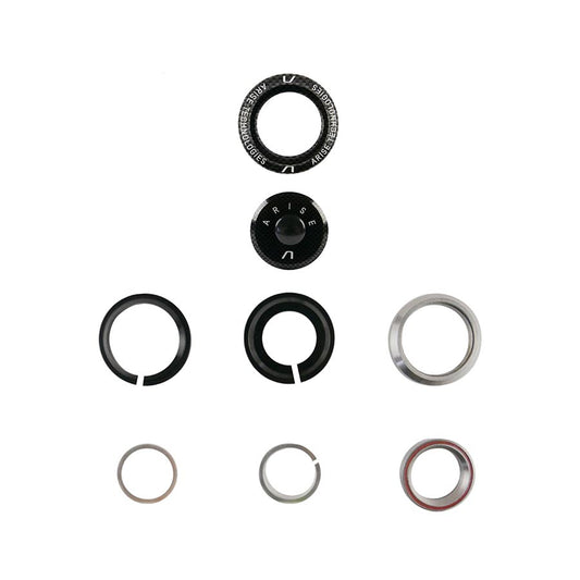 ARISE Crystal 15 1-1/8-1.5 Headset Integrated Complete Black