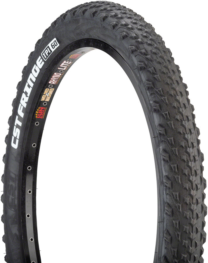 CST Fringe Tire - 24 x 2.8 Clincher Wire Black