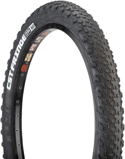 CST Fringe Tire - 24 x 2.8 Clincher Wire Black