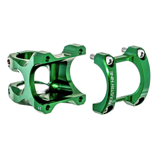 Industry Nine A35 Stem Diameter: 35mm Length: 40mm Steerer: 1-1/8 8° Green