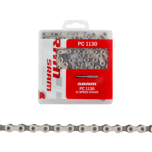 SRAM PC-1130 Chain - 11-Speed 114 Links Silver/Gray