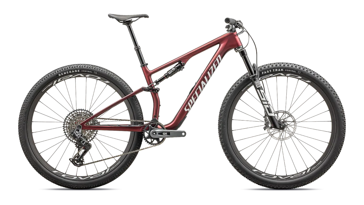 Epic 8 Expert - SRAM GX AXS, RockShox Select+ - Satin/Redsky White / XS