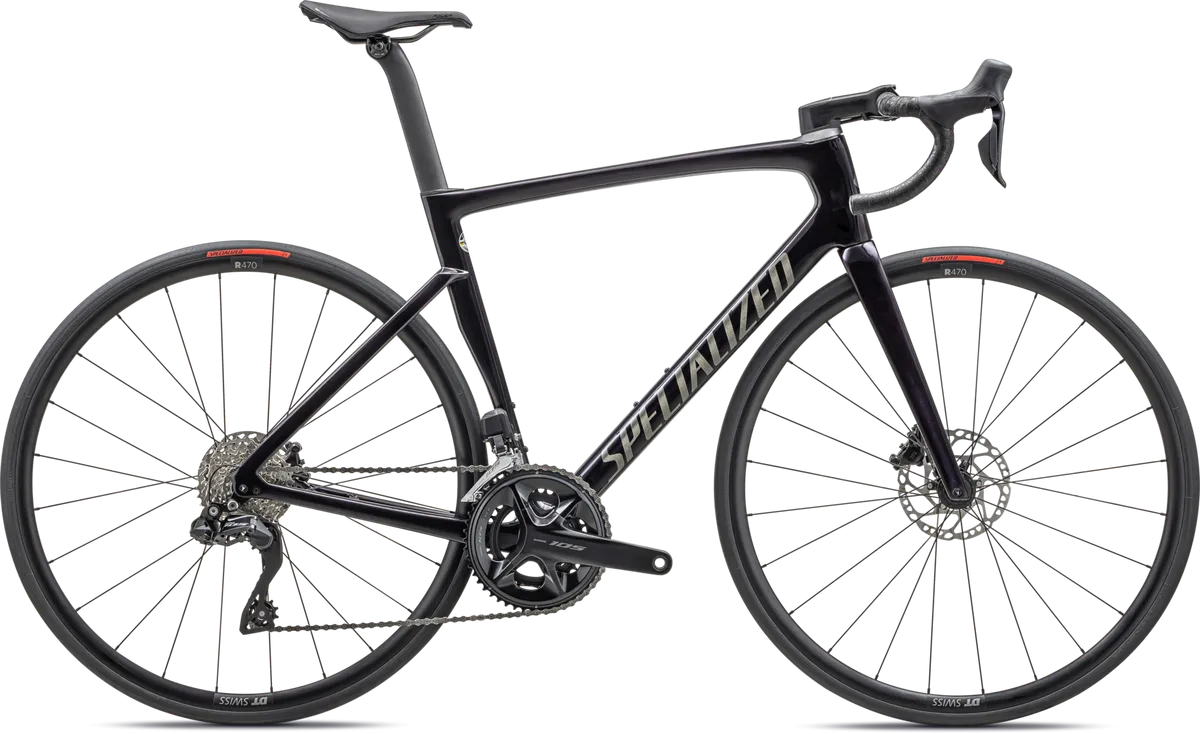 Tarmac SL7 Comp - Shimano 105 Di2 - Gloss Metallic Midnight Shadow/Black / 44