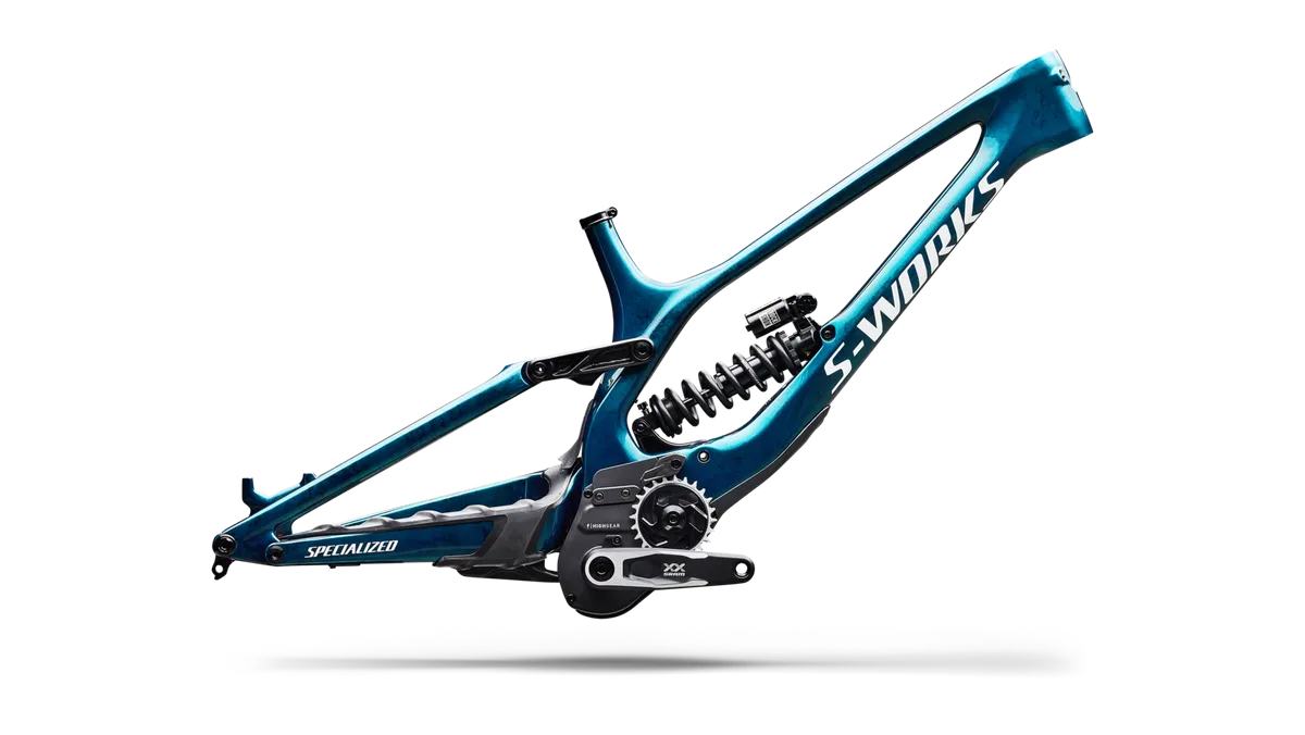 S-Works Demo 11 Frameset - Gloss Teal Tint Carbon / S3