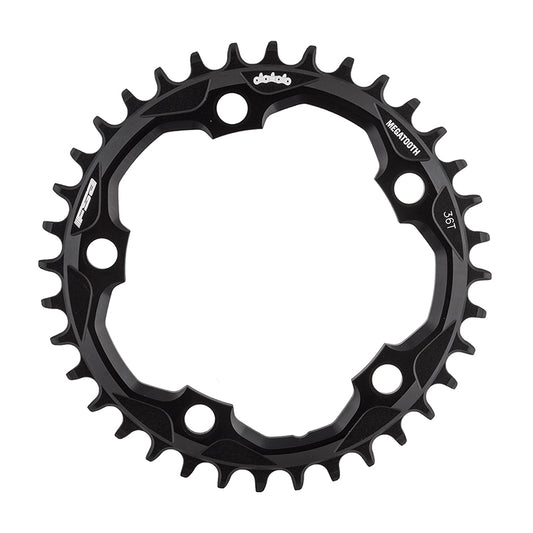 Full Speed Ahead Super Road Megatooth Chainring - 36t 110mm BCD 5-Bolt Aluminum For 1x11-Speed BLK