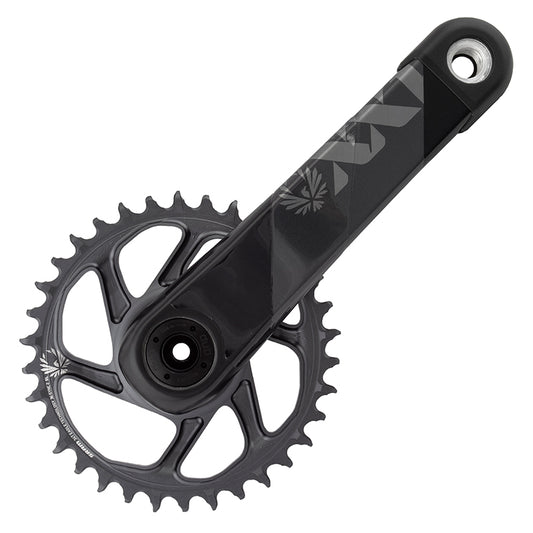 SRAM XX1 Eagle DUB Crankset Speed: 11/12 Spindle: 28.99mm BCD: Direct Mount 34 DUB 175mm Grey MTB