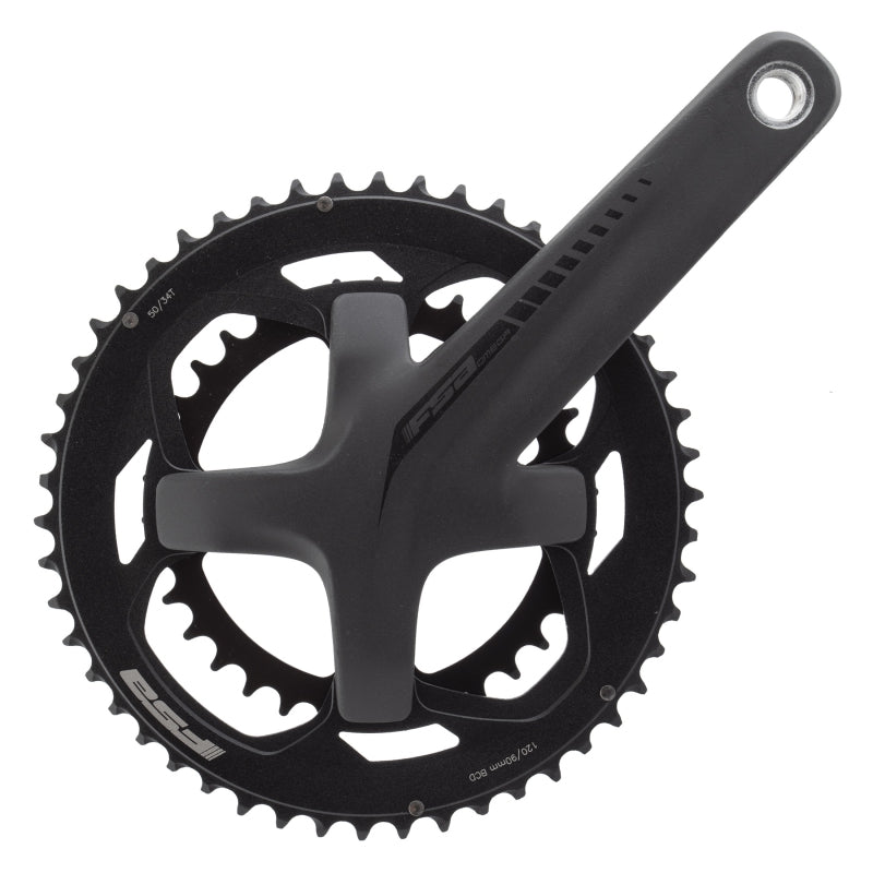 Full Speed Ahead Omega Crankset- 172.5mm 11-Speed 50/34t 120/90 BCD Full Speed Ahead MegaExo 19 Spindle Interface BLK