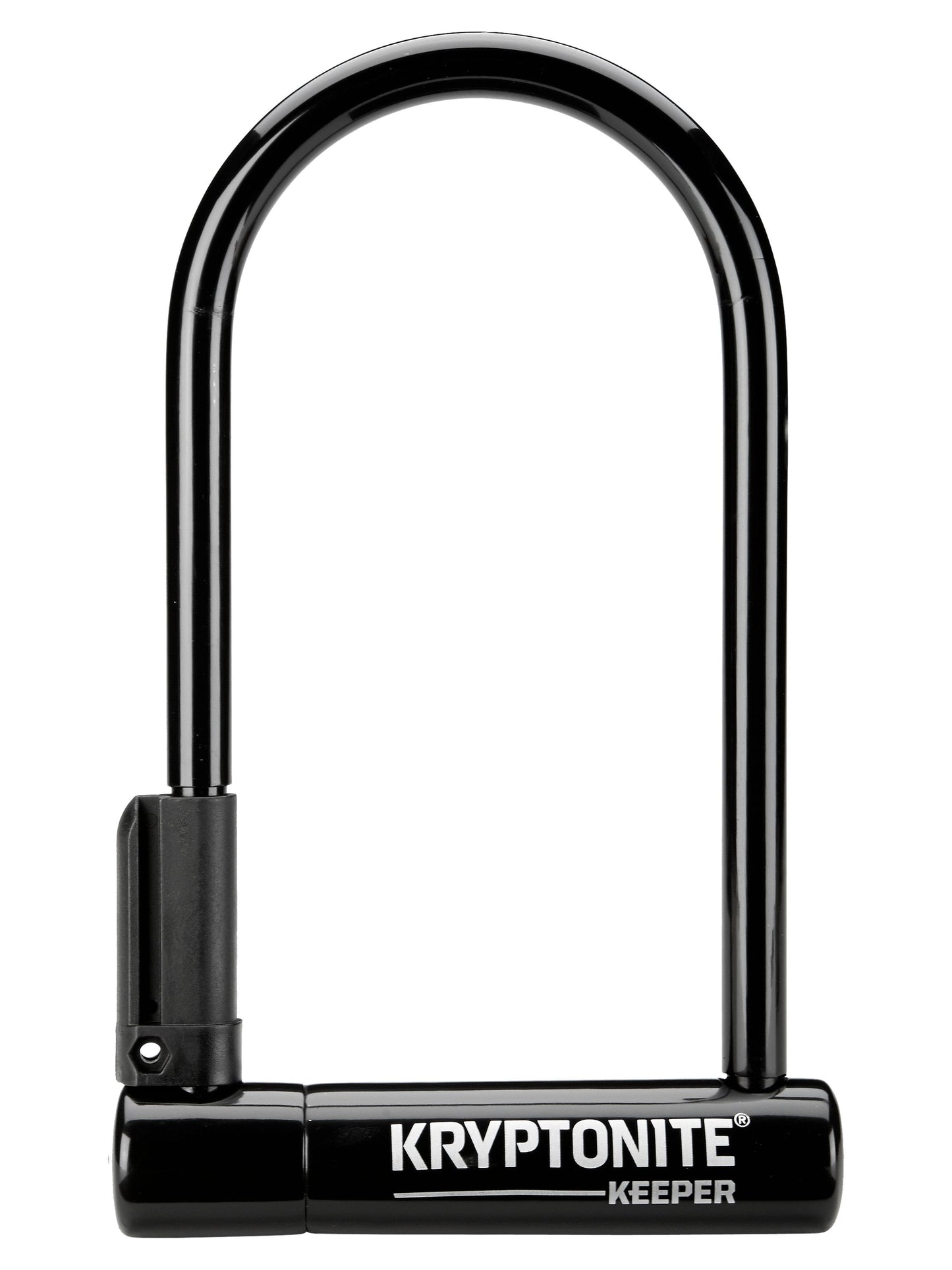 Kryptonite Keeper U-Lock - 4 x 8" Keyed Black Includes bracket