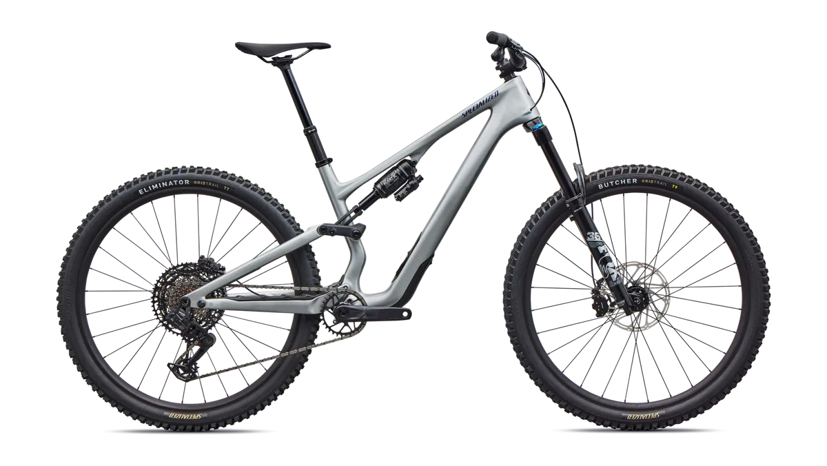 Stumpjumper 15 EVO Comp - SRAM S-1000 AXS, FOX Rhythm - Gloss Shadow Silver / S1