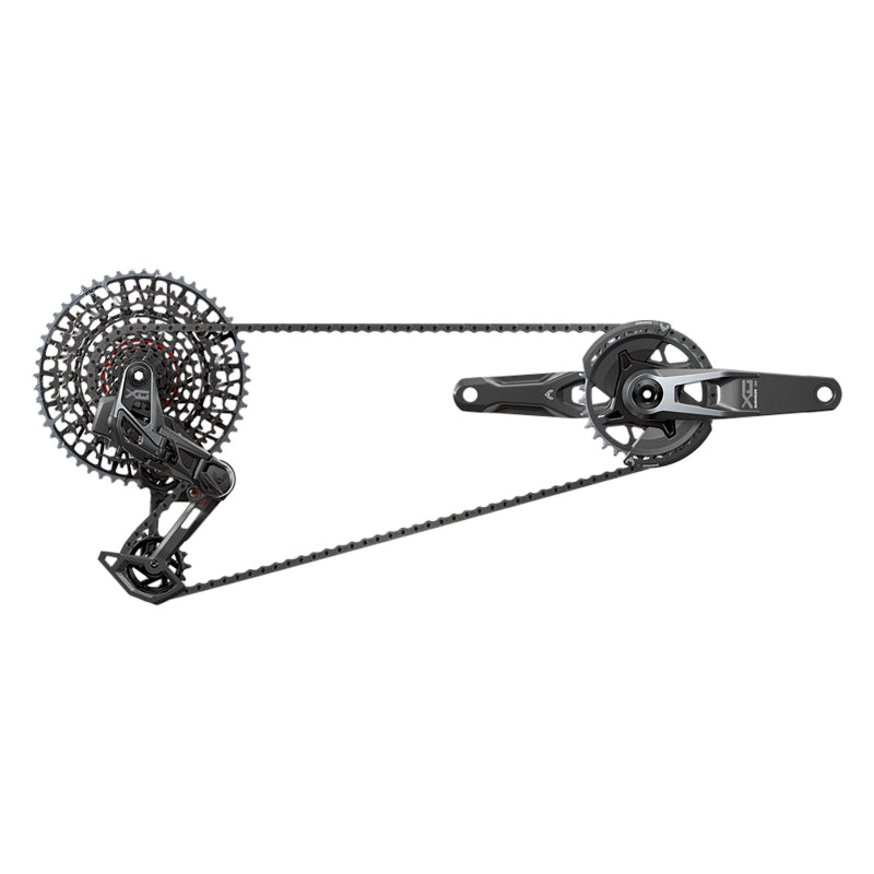 SRAM X0 T-Type Eagle Transmission Groupset - 165mm Crank 32t Chainring AXS POD Controller 10-52t Cassette Rear Derailleur Chain V2