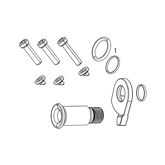 SRAM GX 2X11 Rear Derailleur B Bolt and Limit Screw Kit