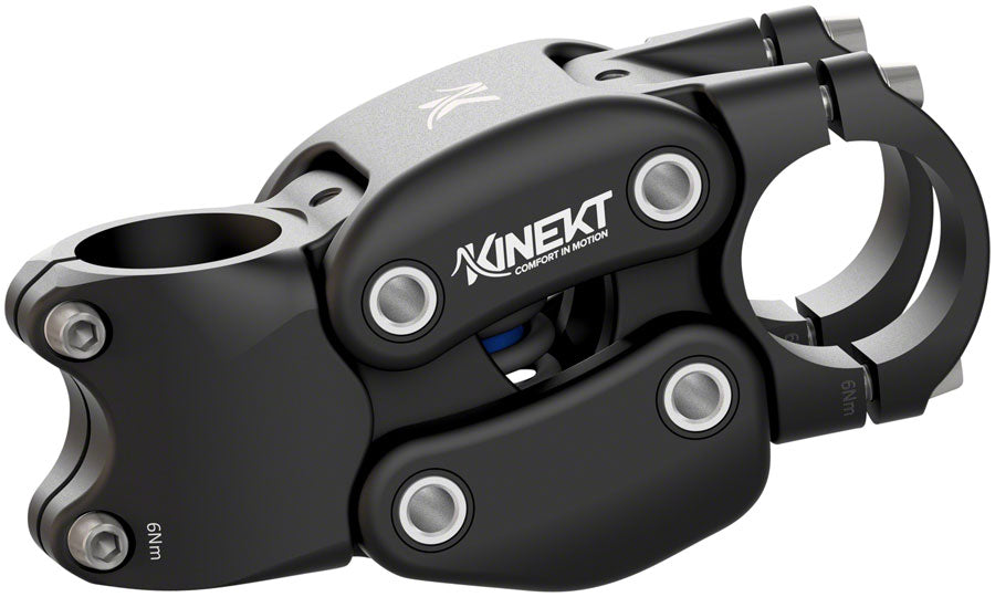 Cirrus Cycles Kinekt Suspension Stem - 90 31.8 Clamp +7 1-1/8" Alloy Black
