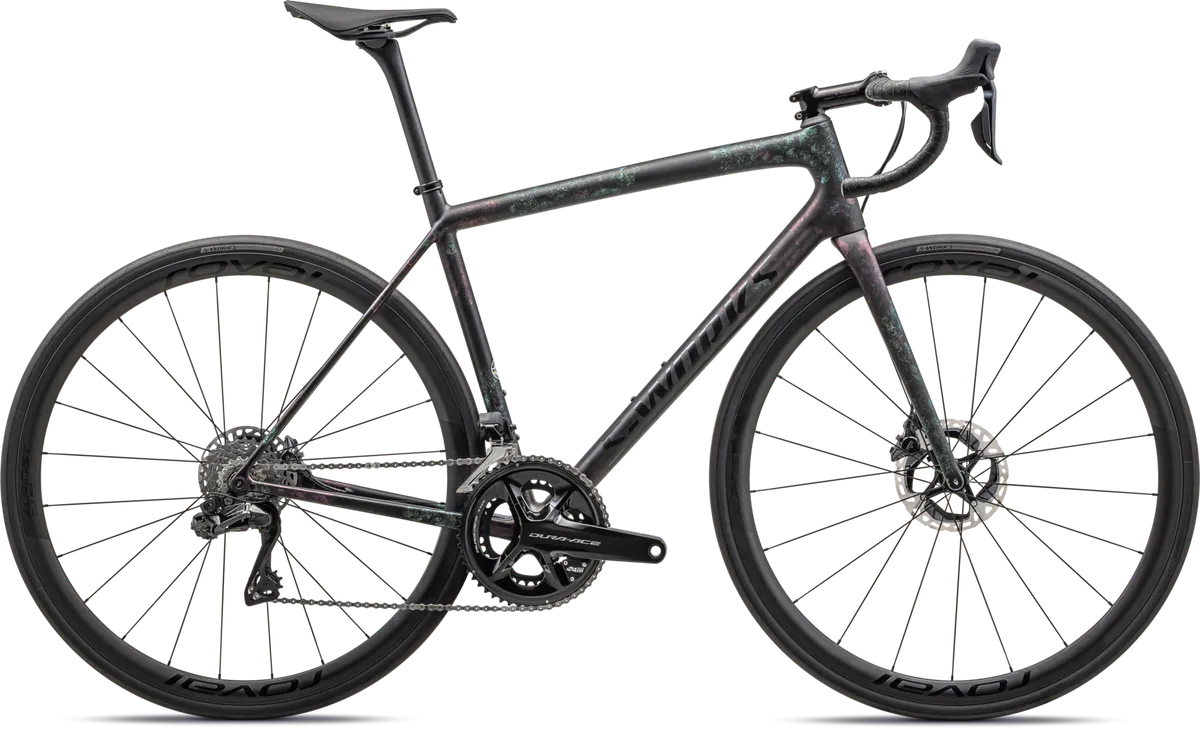 S-Works Aethos - Shimano Dura-Ace Di2 - GLOSS OBSIDIAN/LAPIS + ABALONE ORGANIC COLOR RUN/OBSIDIAN / 49
