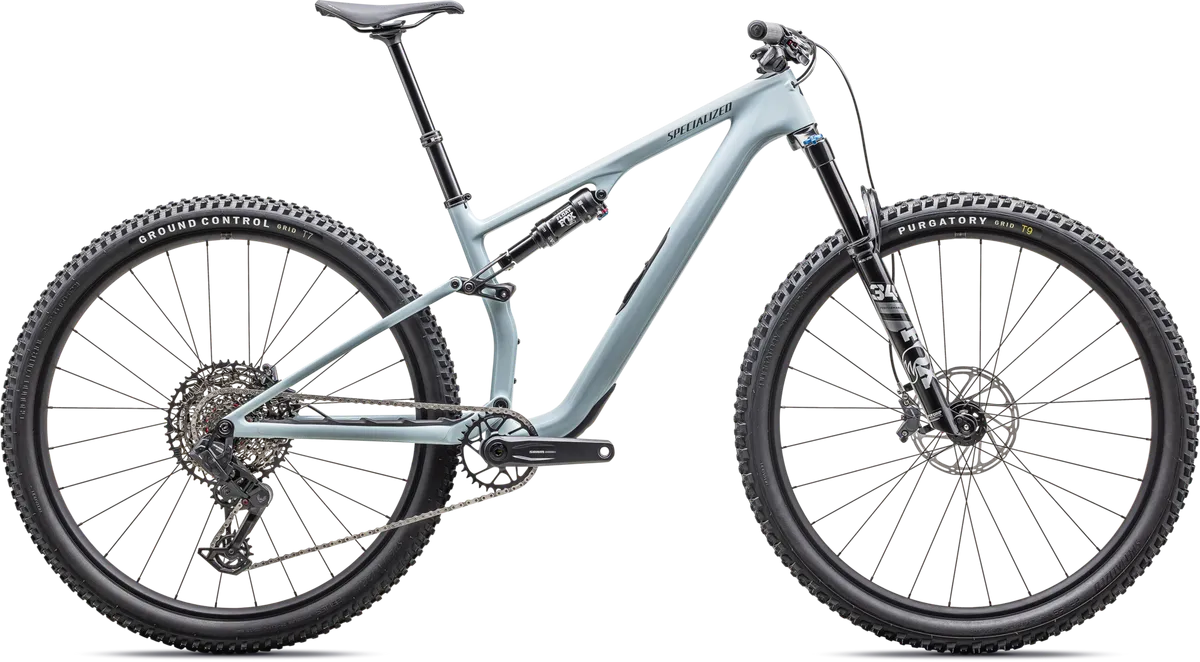 Epic 8 EVO Comp - SRAM S-1000 AXS, FOX Performance - Gloss Sea Foam / Cast Blue Metallic / XS