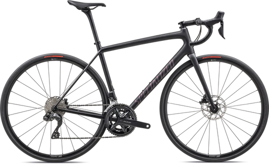 Aethos Comp - Shimano 105 Di2 - Satin Carbon/Abalone over Carbon / 49