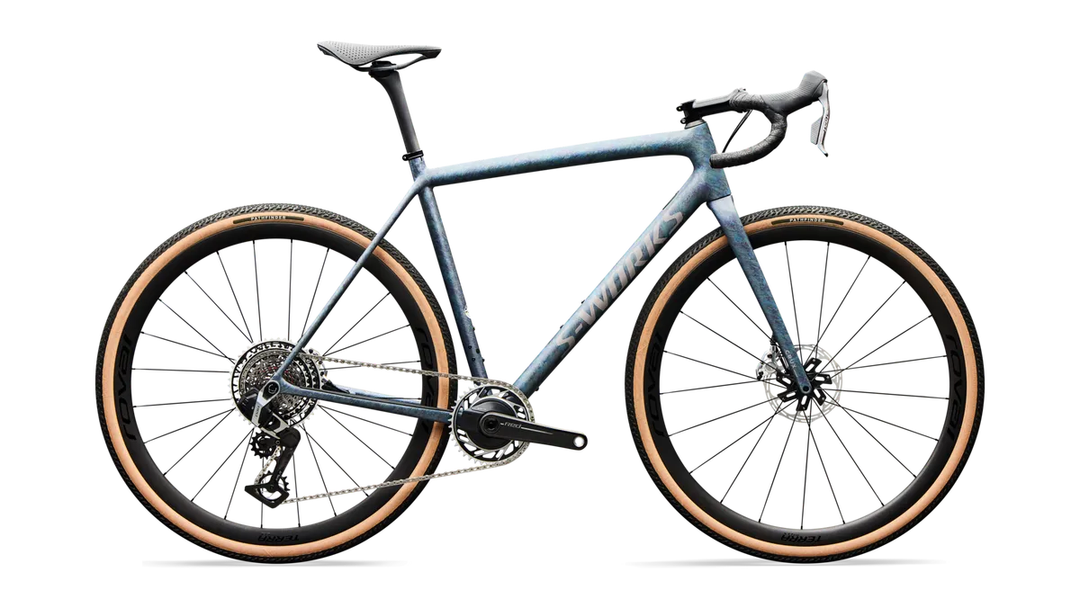 S-Works Crux - SRAM RED XPLR - Satin Gray Blue / 49
