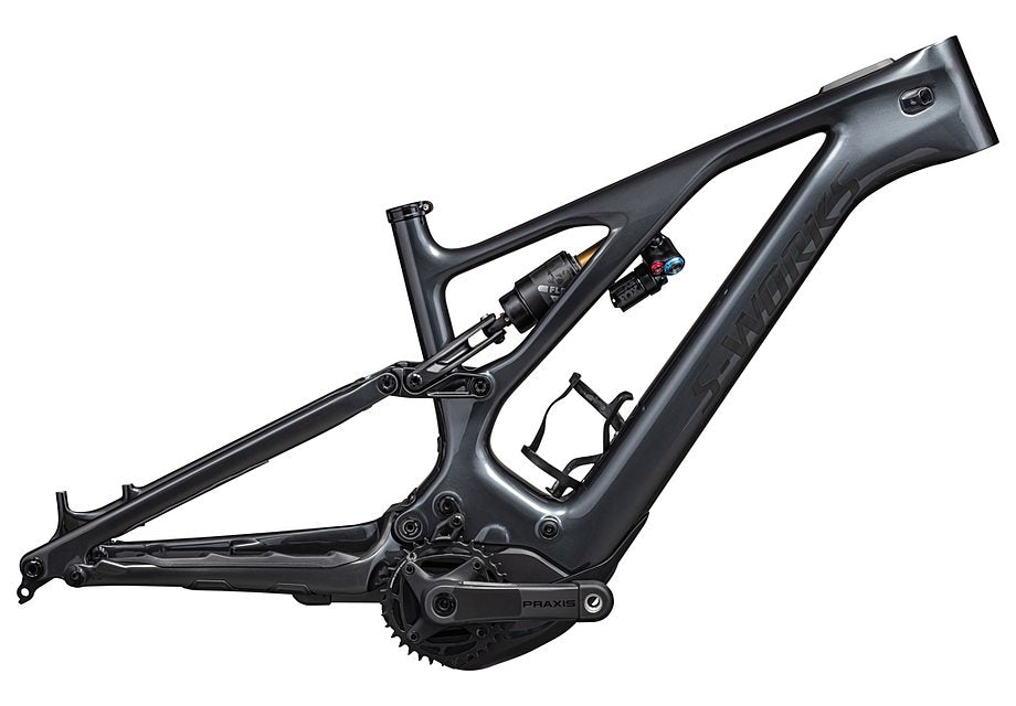 Specialized Levo S-Works Frmset Gloss Black Liquid Metal / Satin Black Chrome Foil S6