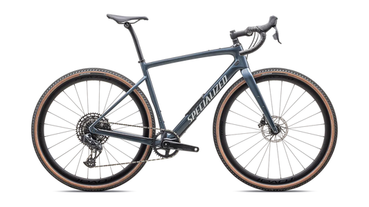 Diverge Expert Carbon - SRAM Rival eTAP AXS / GX Eagle AXS - Cast Blue Metallic / Silver Dust / 49
