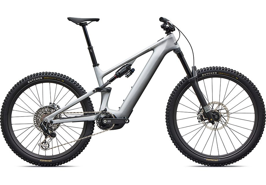 2027 Specialized Levo S-Works Carbon G4 Bike Satin Silver Dust / Black Pearl / Gloss Chrome S5