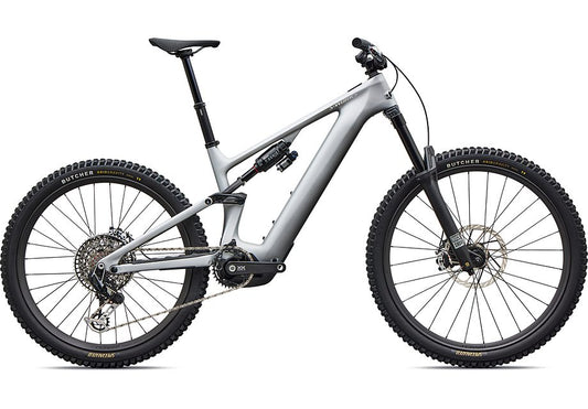 2027 Specialized Levo S-Works Carbon G4 Bike Satin Silver Dust / Black Pearl / Gloss Chrome S5