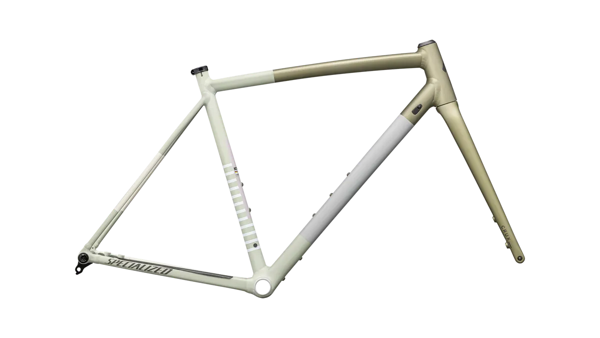 Crux DSW Frameset - D'Aluisio Smartweld Alloy - Satin Metallic Spruce / Birch / Smoke / 49