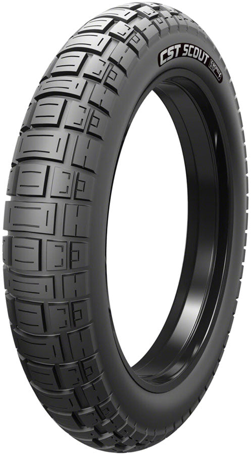 CST Scout Tire - 20 x 4 Clincher Wire Black Ebike