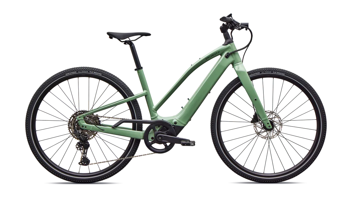 Turbo Vado SL 2 4.0 Step-Through - Gloss Pistachio / S