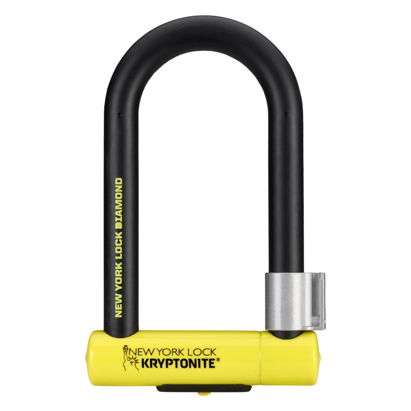 Kryptonite New York Diamond Standard U-Lock Key 204x95mm 8"x3.74" Thickness in mm: 26mm Yellow