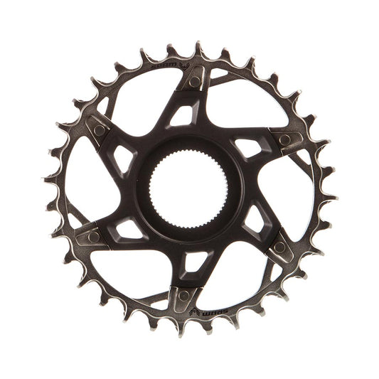 SRAM XX T-Type Fazua Chainring Teeth: 32 Speed: 12 BCD: Direct Mount Aluminum/Steel Silver
