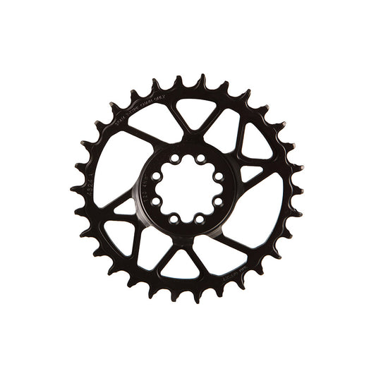 SRAM S1000 Eagle T-Type Direct Mount Chainring - 30t 12-Speed 8-Bolt Direct Mount 3mm Offset Steel BLK