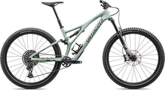 Stumpjumper Comp - SRAM GX Eagle, FOX Rhythm - SATIN WHITE SAGE / DEEP LAKE / S1