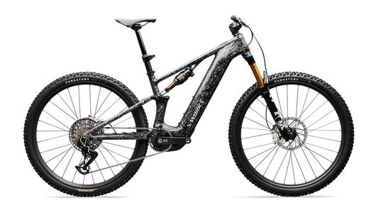 S-Works Turbo Levo R - Gloss Silver Speckle Over Carbon / S2