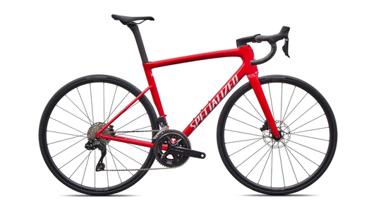 Tarmac SL8 Comp - Shimano 105 Di2 - Gloss Red Tint Silver Dust / 44