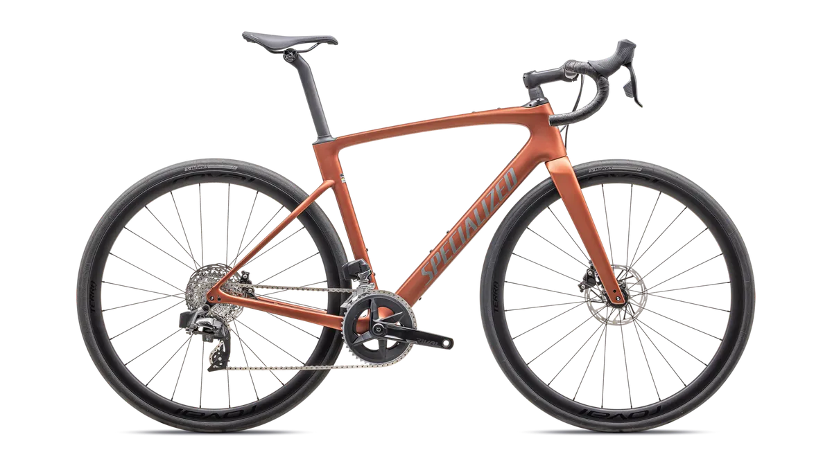 Roubaix SL8 Expert - SRAM Rival eTAP AXS - Satin Copper / Smoke / 44