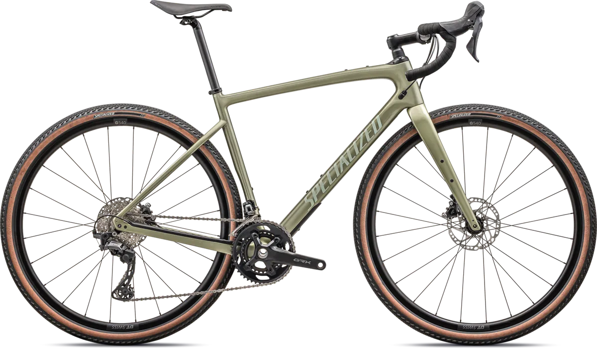 Diverge Sport Carbon - Shimano GRX - Satin Metallic Spruce / Spruce / 44
