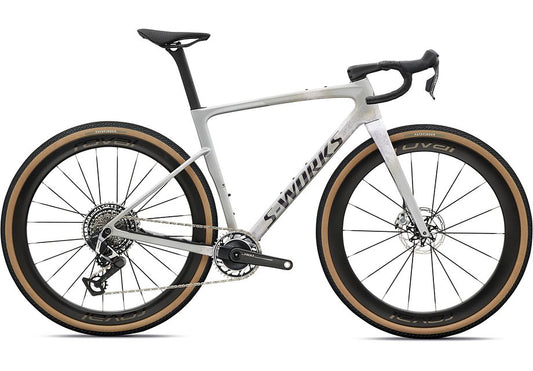 2027 Specialized Crux 5 S-Works Axs Bike Silver Dust/Amethyst Frost/Nebula Metallic 49