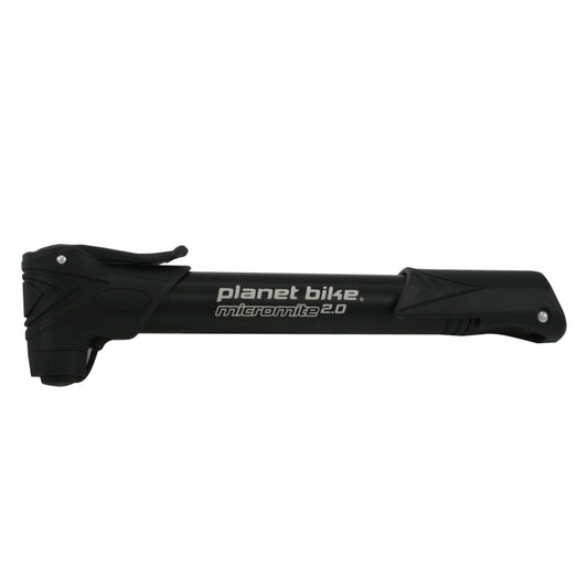 Planet Bike Micro Mite II Dual Stage Mini Frame Pump: Presta/Schrader Black