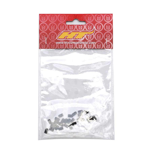 HT Pedals Pedal Pin Kit X2 X1 T1 D1 black (steel)