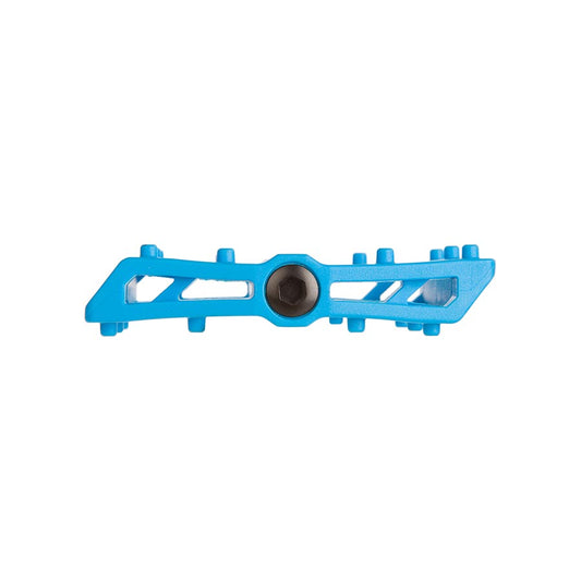 EVO Tenpoint Platform Pedals Body: Nylon Spindle: Cr-Mo 9/16 Turquoise Pair