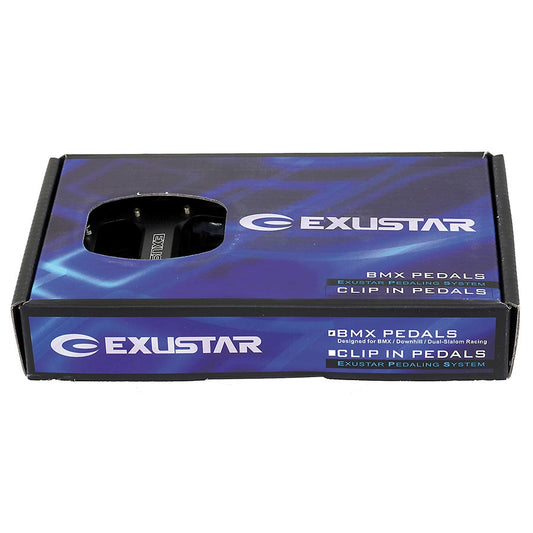 Exustar E-PC915 Lite Platform Pedals Body: Aluminum Spindle: Cr-Mo 9/16 Black