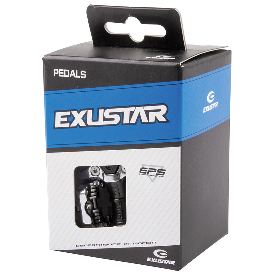 Exustar E-PM211 Pedals Body: Aluminum Spindle: Cr-Mo 9/16 Black